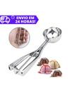 Colher Pegador Concha De Sorvete Bola Em Inox C/ Ejetor