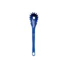 Colher Pegador de Macarrão Nylon Talher Utensílio Azul 28cm