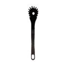 Colher Pegador de Macarrão Nylon Talher Utensílio Preto 28cm Colher Pegador de Macarrão Nylon Talher Utensílio Preto 28cm