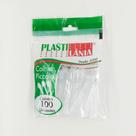 Colher Piccolo Transparente Para Café 100 Unidades - Plastilânia