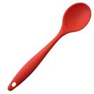 Colher Silicone 27cm Vermelha, Antirrisco e Resistente
