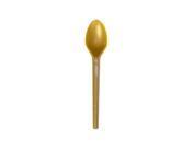 Colher Sobremesa Dourado C/25 Forfest Colher Sobremesa Dourado C/25 Forfest