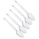 Colher Transparente Para Refeição e Sobremesa 50U Kit 5 Colher Transparente Para Refeição e Sobremesa 50U Kit 5