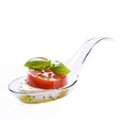 Colheres de aperitivo de plástico Kingrol 200 Clear para sobremesas