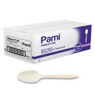 Colheres de chá descartáveis de plástico PAMI de peso médio pacote com 1000 Colheres de chá descartáveis de plástico PAMI de peso médio pacote com 1000