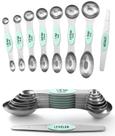 Colheres de medição Spring Chef em aço inoxidável, conjunto de 8