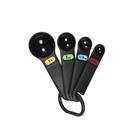 Colheres de Plástico Medidor OXO Soft Works 4 Peças Preto Colheres de Plástico Medidor OXO Soft Works 4 Peças Preto