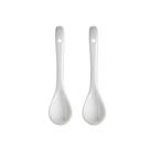 Colherzinha Porcelana Branca - Finger food - 2 peças