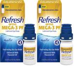 Colírio Lubrificante Refresh OPTIVE MEGA-3 PF 10 ml, pacote com 2