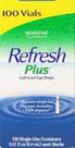 Colírio Refresh Plus Allergan Lubrificante 100x2, frascos