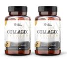 Collagix 500mg 60 Caps Colageno Hidrolisado com Fixador de Calcio Vitaminas D3 e K2 MK7 2 POTES