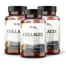 Collagix 500mg 60 Caps Colageno Hidrolisado com Fixador de Calcio Vitaminas D3 e K2 MK7 - 3 POTES