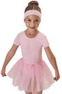 Collant Bailarina Infantil Rosa com Saia Tutu Ballet Clássic