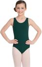 Collant Ballet Infantil Juvenil Preto Regata Dança Jazz 10 a 16 Anos