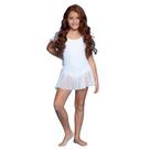 Collant Bree Saia Tule Estrelinha - Branca