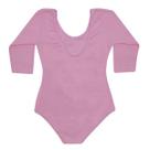Collant Com Manga 3/4 Rosa Collant Com Manga 3/4 Rosa