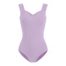 Collant de balé feminino HROYL, alça larga, azul marinho, tamanho XS