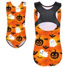 Collant de ginástica TFJH E 376 para meninas Halloween Orange 10A
