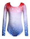 Collant Zaclotre Infantil Feminino Manga Longa Estrelas Brilhantes Collant Zaclotre Infantil Feminino Manga Longa Estrelas Brilhantes