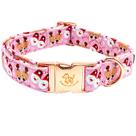 Collar para Perro Elegante Little Tail L 41-61 cm Rosado con Estampado de Ciervo