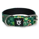 Collar para Perro TSPRO Táctico 3.2 cm de Ancho Resistente Navidad Verde