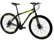 COLLI Bicicleta Athena A29 FD 21M Preto FoscoAmarelo Neon