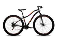 Colli Bike, Paris, Aro 29 Aero, Quadro Rebaixado Tam.15,5, Aço Carbono, 36 Raias, 21 Velocidades, Suspensão Dianteira, Freio a Disco, Alavanca Rapid Fire, Pedivela Triplo Aço, Roda Livre 7V Index