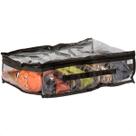 Colmeia Fechada Organizadora Sapatos Roupas Toalhas Preto Tamanho M 30x45x12cm