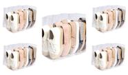 Colmeia Organizadora de Sapatos Tênis Cristal 25ax40px25l 5 Unidades