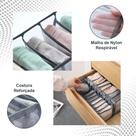 Colméia Organizadora Premium Gavetas Armário Kit com 3 peças 11 Nichos 32x12x12cm em Nylon Costura Reforçada
