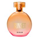 Colônia Desodorante Sunset Ciclo Cosméticos Lata 100ml
