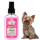 Colônia Pet Cachorro Gato Filhote Macho Fêmea Sanol 120ml