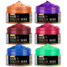 Color de cabelo temporário Wax lockmio 120g para homens, mulheres e crianças