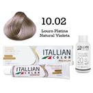Coloração 10.02 Louro Platina Natural Violeta + Oxi 20 Vol Itallian Color