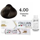 Coloração 4.00 Castanho Plus + Oxi 20 Vol Itallian Color Coloração 4.00 Castanho Plus + Oxi 20 Vol Itallian Color