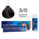 Coloração Color Perfect 3.0 Castanho Escuro Emulsão Oxi 30 Welloxon Wella