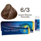 Coloração Color Perfect 6.3 Louro Escuro Dourado Ox 30 Wella