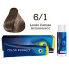 Coloração Color Perfect 6.7 Louro Escuro Marrom Emulsão Oxi 30 Welloxon Wella