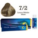 Coloração Color Perfect 7/2 Louro Médio Mate + Emulsão Oxi 30 Welloxon Wella