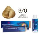 Coloração Color Perfect 9.0 Louro Ultraclaro Emulsão Oxi 30 Welloxon Wella