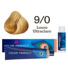 Coloração Color Perfect 9.0 Louro Ultraclaro Oxidante 20 Volumes Welloxon Wella