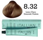 Coloração Color Shift 8.32 Loiro Claro Dourado Violeta Itallian Hairtech