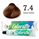 Coloração Coloratto 7.4 Louro Cobre Itallian Color