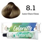 Coloração Coloratto 8.1 Loiro Claro Cinza Itallian Color