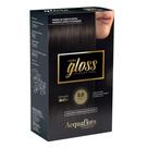 Coloração Creme Acquaflora Kit Hidra Gloss 5.0 Castanho Claro