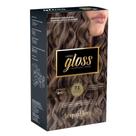 Coloração Creme Acquaflora Kit Hidra Gloss 7.1 Louro Natural Acinzentado