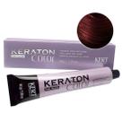 Coloração Creme Dual Block Keraton Color 4.65 Castanho Médio Vermelho Acajú 50g - Kert