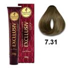 Coloração Creme Haskell 7.31 Louro Médio Bege 50g
