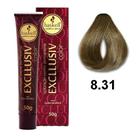 Coloração Creme Haskell 8.31 Louro Claro Bege 50g