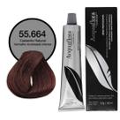 Coloração Creme Permanente 55.664 Castanho Claro Vermelho Intenso Acobreado - Acquaflora Coloração Creme Permanente 55.664 Castanho Claro Vermelho Intenso Acobreado - Acquaflora